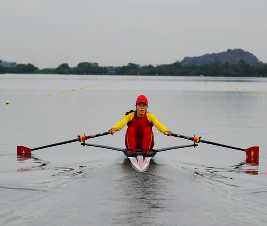 Phạm Thị Huệ về cuối, tranh bán kết nhóm C/D rowing Olympic 2024