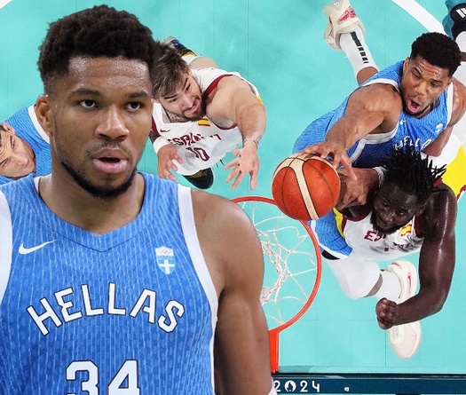 Giannis gánh đội tuyển Hy Lạp bất thành, cánh cửa tứ kết hẹp đi đáng kể tại Olympic 2024