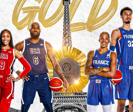 Chung kết bóng rổ Olympic 2024: Pháp và Mỹ làm nên điều chưa từng có trong lịch sử