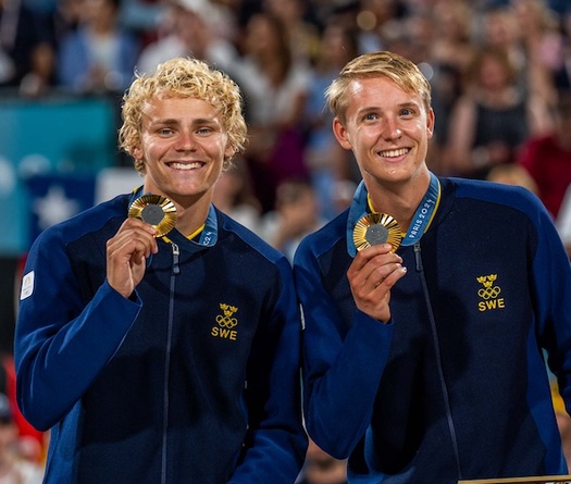Cặp thần đồng mang về tấm huy chương Vàng Olympic lịch sử cho bóng chuyền Thuỵ Điển
