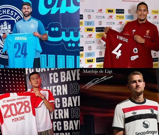 De Ligt lần thứ ba lọt vào Top hậu vệ đắt giá nhất mọi thời đại