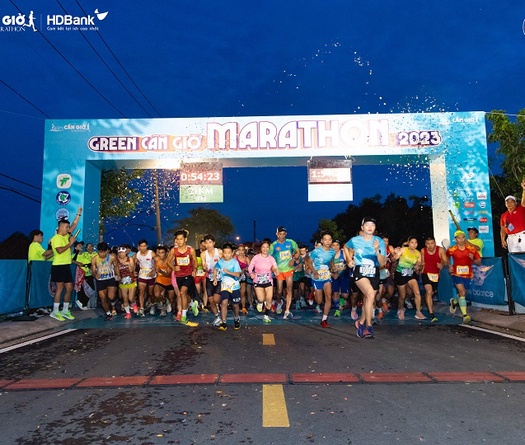 Nội dung thi đấu mang tính gắn kết của Green Cần Giờ Marathon HDBank 2024