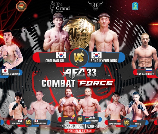 AFC 33: Học trò Duy Nhất đối đầu ẩn số đến từ Trung Quốc