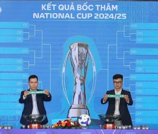 Cúp Quốc gia 2024/25 hấp dẫn ngay từ vòng đầu