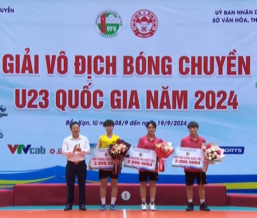 Trao giải VĐV xuất sắc bóng chuyền U23 Quốc Gia, những gương mặt sáng giá xuất hiện