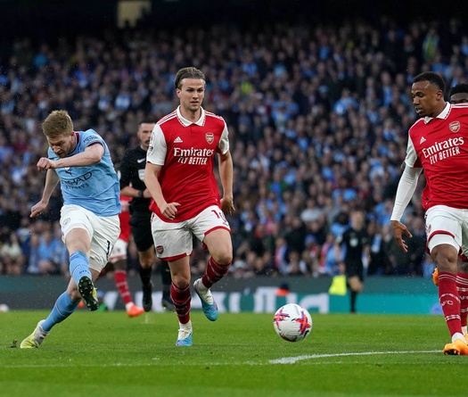 Đội hình ra sân Man City vs Arsenal: De Bruyne vắng mặt