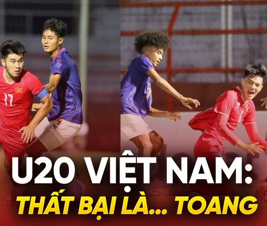 U20 Việt Nam dự vòng loại U20 châu Á 2025: Thất bại là… toang