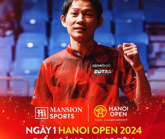Hanoi Open Pool ngày 8/10: Lô Văn Xuân hạ "Mắt Đại bàng" Eklent Kaci