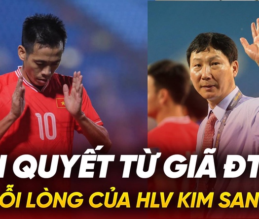 Văn Quyết từ giã ĐTQG và nỗi lòng của HLV Kim Sang Sik