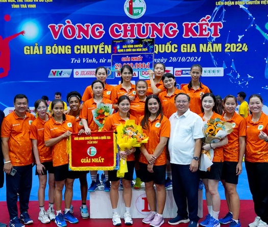 Ngôi vô địch xứng đáng của đội tuyển bóng chuyền nữ TP.HCM