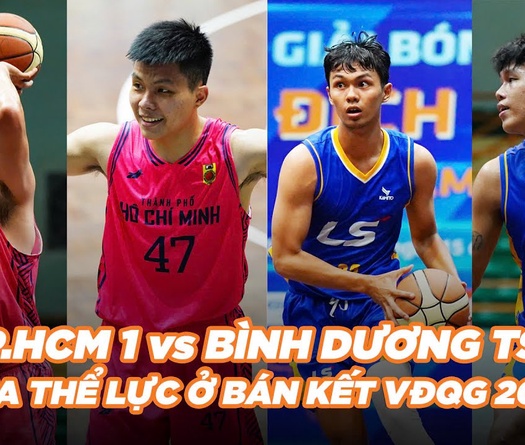 Bán kết Giải bóng rổ VĐQG 2024: TP.HCM 1 vs Bình Dương Thái Sơn Nam | Đua thể lực hấp dẫn