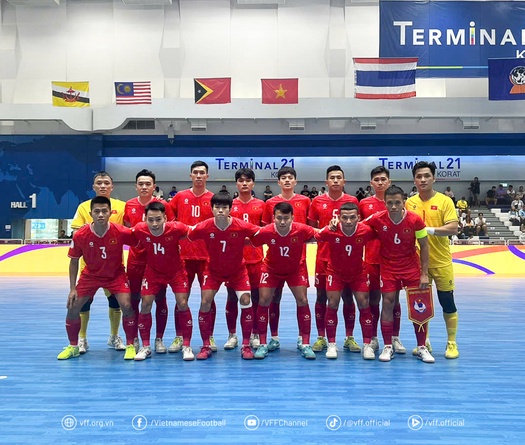 Futsal Việt Nam thắng đậm, vẫn xếp sau Thái Lan
