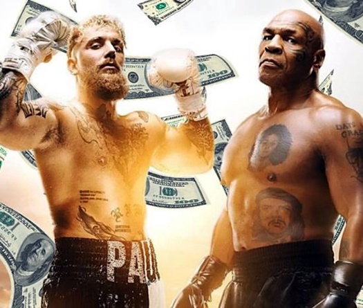 Sốc với số tiền thù lao thi đấu của Mike Tyson chỉ bằng một nửa Jake Paul