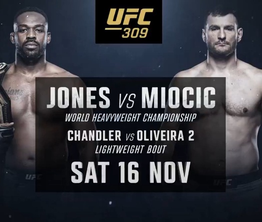 Lịch thi đấu UFC 309: Jon Jones vs. Stipe Miocic