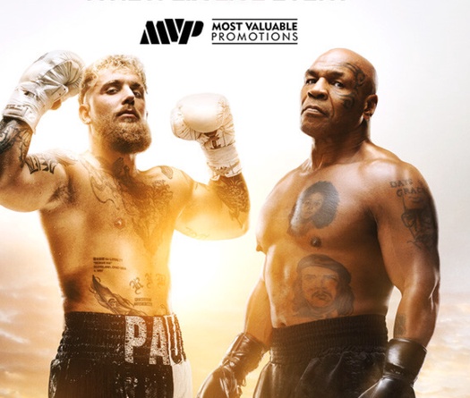 Kết quả Boxing: Mike Tyson vs Jake Paul
