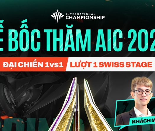 Kết quả bốc thăm AIC 2024 Liên Quân: SGP gặp FW, FL chạm trán ONE