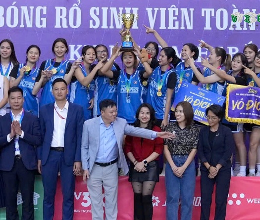 Đại học Sư phạm TDTT Hà Nội đăng quang chức vô địch NUC miền Bắc đầy ấn tượng