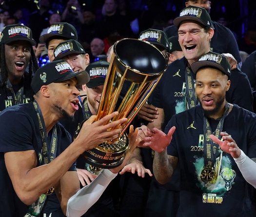 Lập triple-double 26 PTS ở chung kết, Giannis Antetokounmpo trở thành MVP NBA Cup 2024