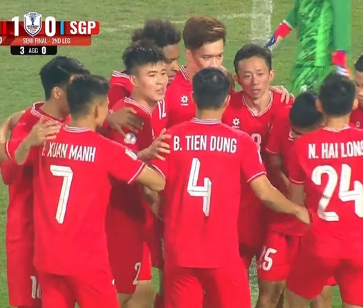 Kết quả Việt Nam 3-1 Singapore: Dễ dàng vào chung kết