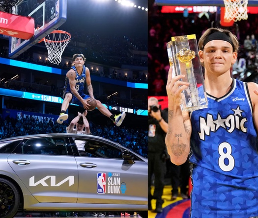 Xem ngay: Bay qua ô tô úp rổ, Mac McClung thắng thuyết phục NBA Slam Dunk Contest 2025