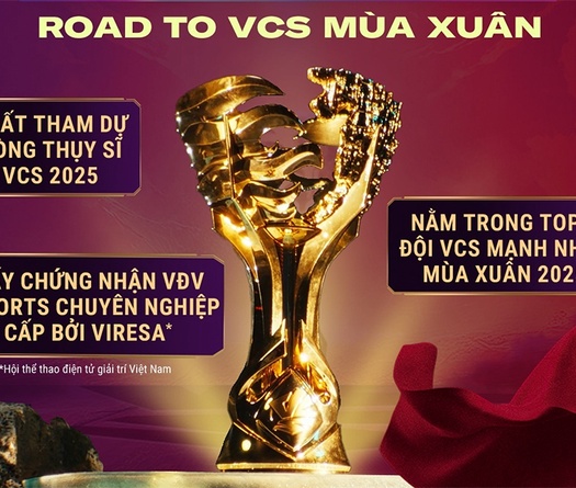 VCS Mùa Xuân 2025: Danh sách đội tham dự