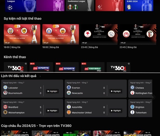 Bên lề sân cỏ TV360 "chiêu đãi" khán giả chương trình độc quyền hấp dẫn bên cạnh UEFA Champions League