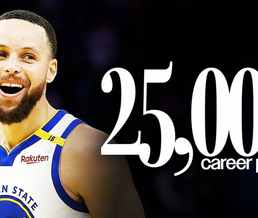 Stephen Curry cán mốc 25.000 điểm trong sự nghiệp với bộ chỉ số đặc biệt