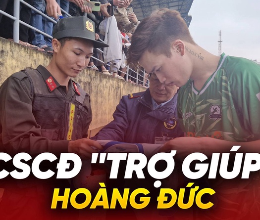 CSCĐ "trợ giúp" Hoàng Đức trước sự phát cuồng của khán giả Huế