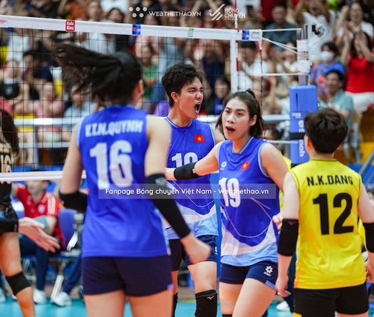 Đội tuyển bóng chuyền nữ Việt Nam tham dự AVC Nation Cup 2025 trên sân nhà