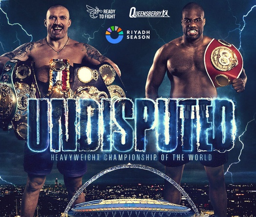 Dubois đẩy Usyk khi giáp mặt, trận thống nhất đai Boxing hạng nặng dời lịch