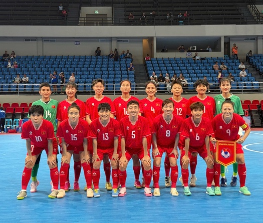 Lịch thi đấu của futsal nữ Việt Nam tại futsal châu Á 2025