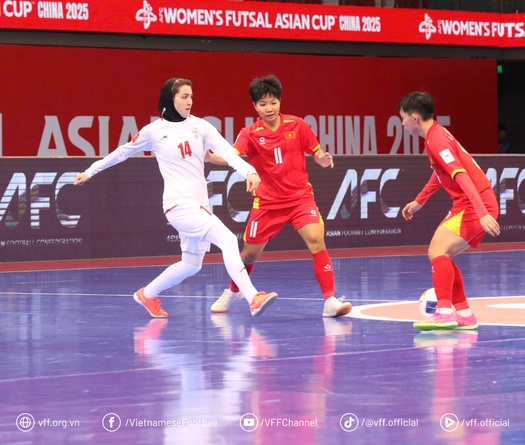 Iran đẩy Việt Nam vào thế khó tìm vé dự futsal nữ World Cup dù đứng đầu bảng
