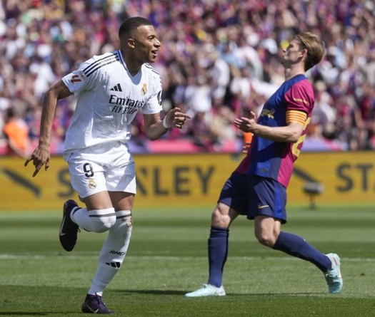 Mbappe ghi trung bình 1,37 bàn mỗi trận vào lưới Barcelona