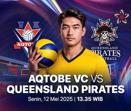 Link trực tiếp giải bóng chuyền AVC Champions League: Aqtobe VC vs Queensland Pirates