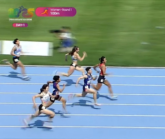 Trần Thị Nhi Yến tái hiện thành tích vào chung kết chạy 100m nữ giải Vô địch điền kinh châu Á