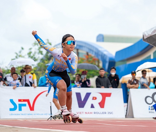 Gần 170 VĐV tranh tài 2 ngày sôi nổi ở giải vô địch Roller Sports Cúp quốc gia năm 2025