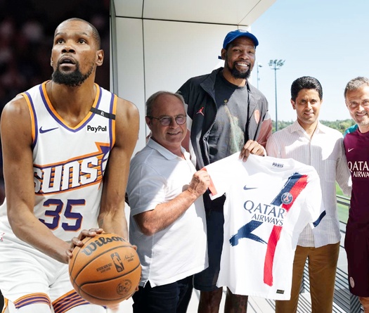 Chuyển nhượng NBA: Giữa bão tin đồn, Kevin Durant có động thái bất ngờ với… CLB bóng đá PSG?