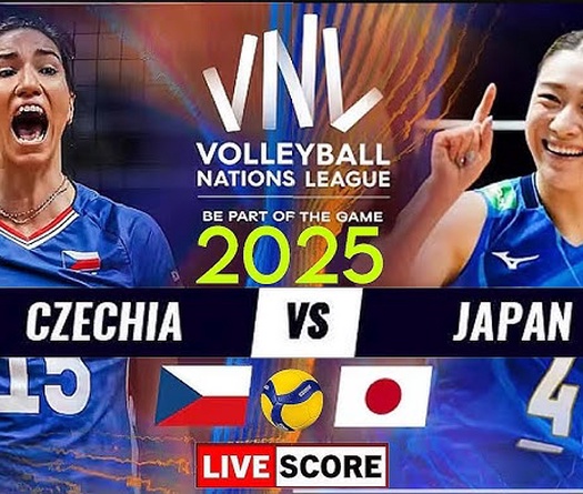 Link trực tiếp giải bóng chuyền VNL 2025 hôm nay: Nhật Bản vs Cộng Hoà Séc