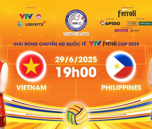 Link trực tiếp bóng chuyền VTV Cup hôm nay 29/6: U21 Việt Nam vs Philippines