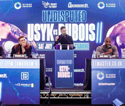 Trận Oleksandr Usyk so găng Daniel Dubois sắp có kỷ lục