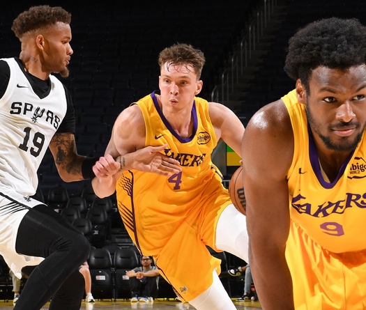 Con trai LeBron mờ nhạt, Lakers ngược dòng ấn tượng tại loạt trận giao hữu California Classic