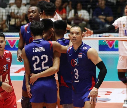 Thái Lan vô địch giai đoạn 1 giải bóng chuyền nam SEA V.League 2025