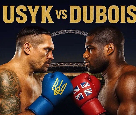 Lịch thi đấu Usyk vs Dubois 2, trận thống nhất đai hạng nặng kinh điển