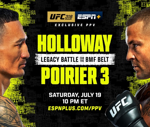 Trực tiếp UFC 318: Max Holloway vs. Dustin Poirier 3