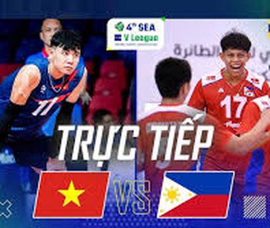 Link trực tiếp bóng chuyền nam SEA V.League hôm nay 20/7: Việt Nam vs Philippines