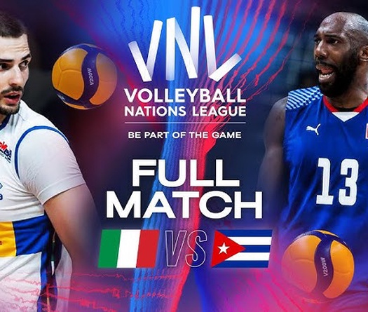 Link trực tiếp Tứ kết bóng chuyền VNL 2025 hôm nay: Ý vs Cuba