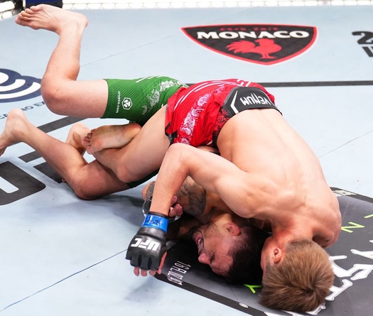 Võ sĩ UFC dùng đòn trăn cuốn cực dị "xé dây chằng" đối thủ