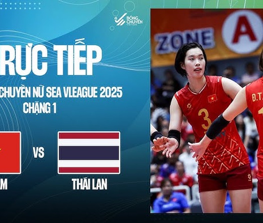 Link trực tiếp chung kết bóng chuyền nữ SEA V.League hôm nay 3/8: Việt Nam vs Thái Lan