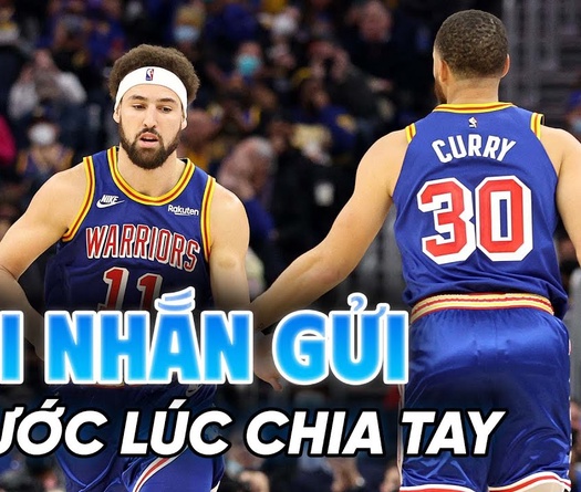 Klay Thompson và lời nhắn gửi Stephen Curry trước khi chia tay Golden State Warriors