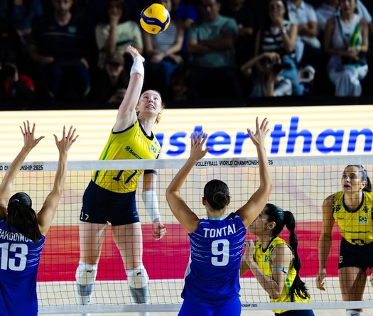 Link trực tiếp giải bóng chuyền vô địch thế giới hôm nay: Brazil vs Pháp